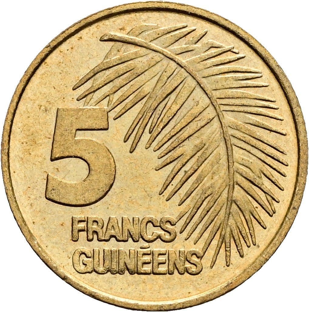 5 Francs 1985 – Vorderseite