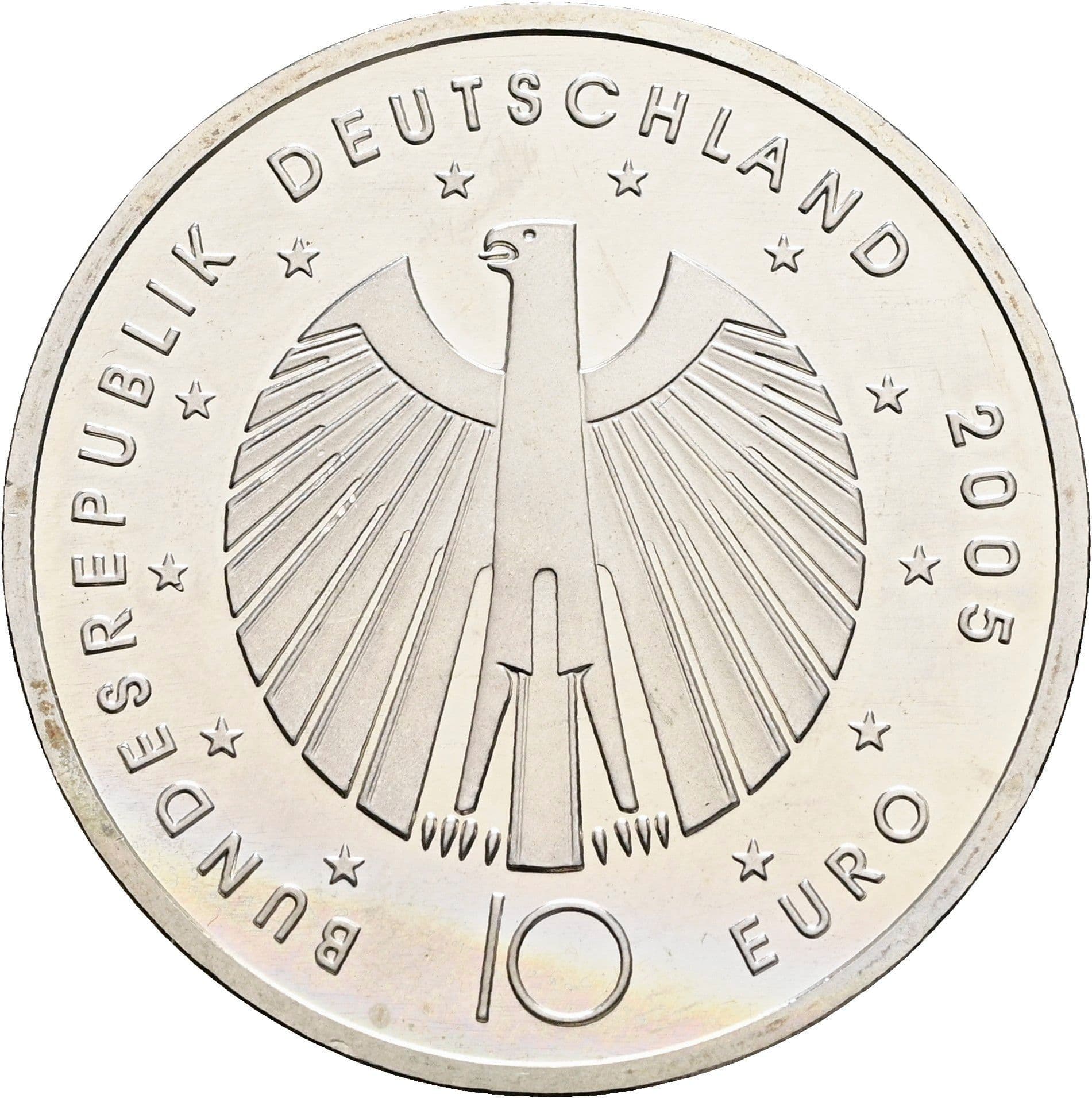 10 Euro 2005 – Rückseite