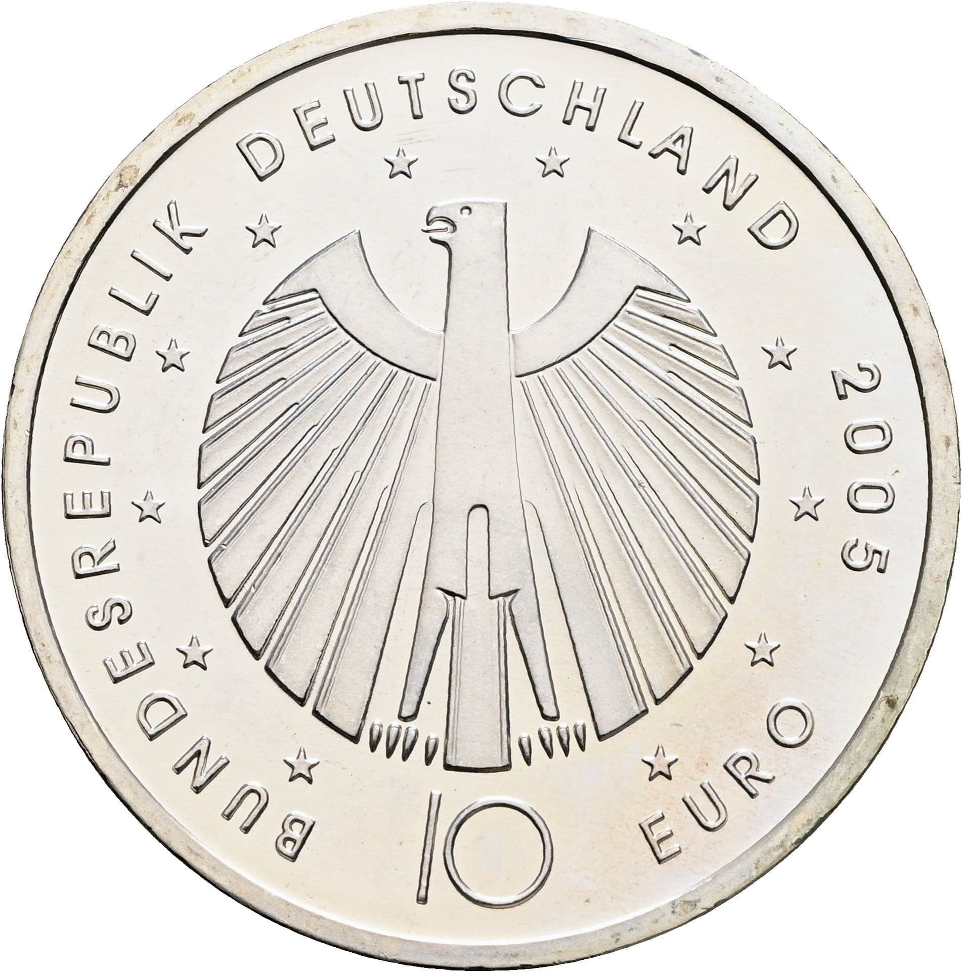 10 Euro 2005 – Rückseite