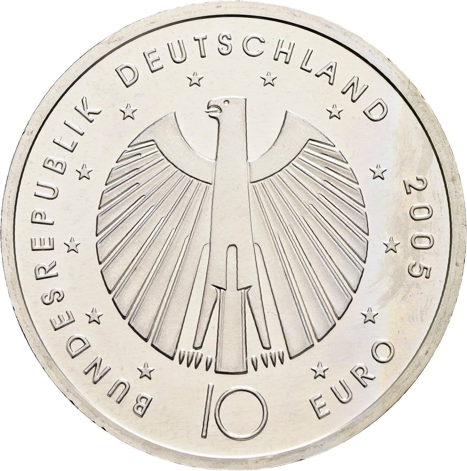 10 Euro 2005 – Rückseite