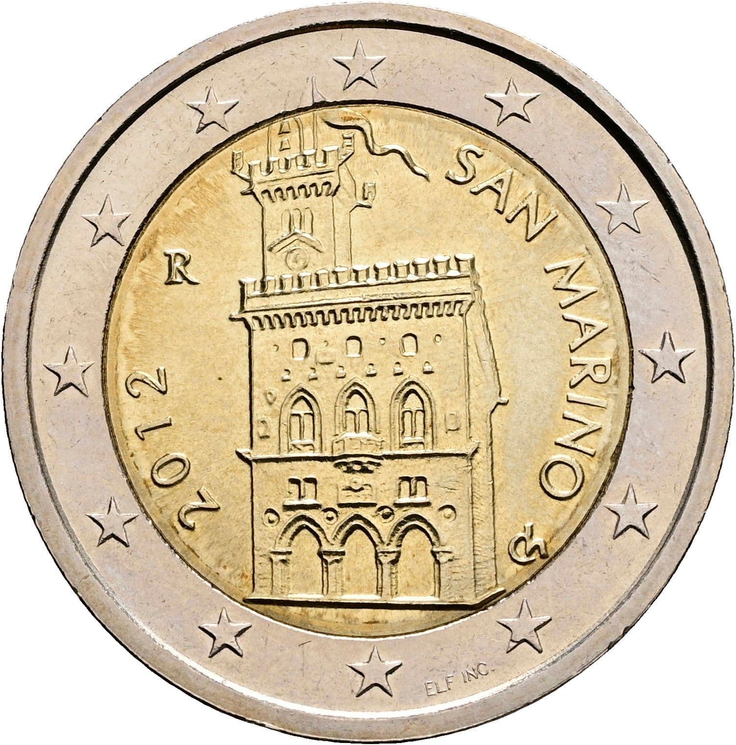 2 Euro 2012 – Rückseite