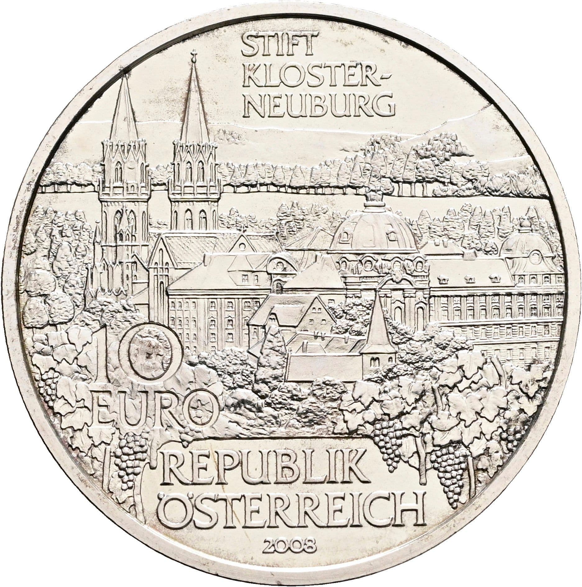 10 Euro 2008 – Rückseite