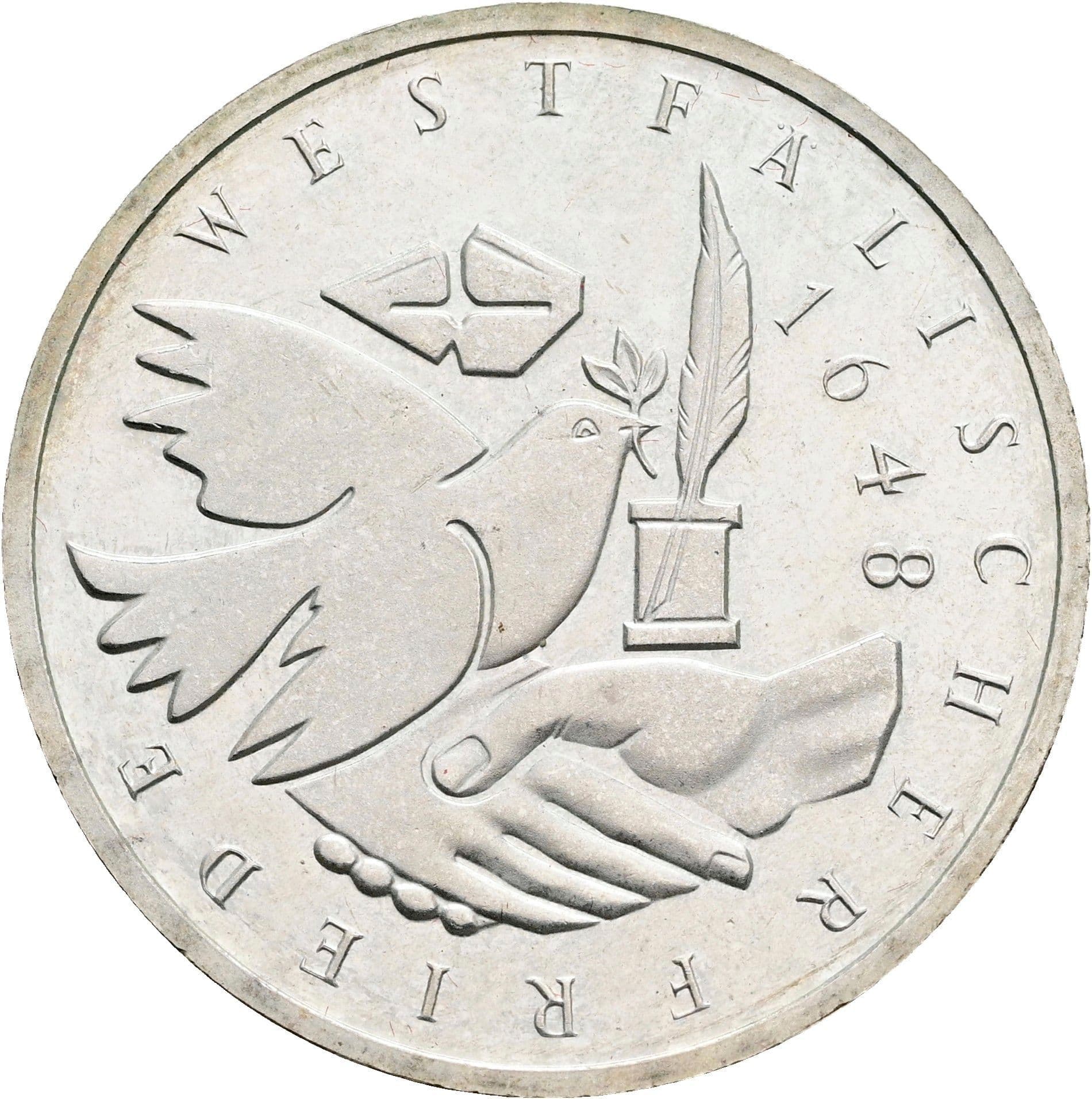 10 Deutsche Mark 1998 J – Vorderseite