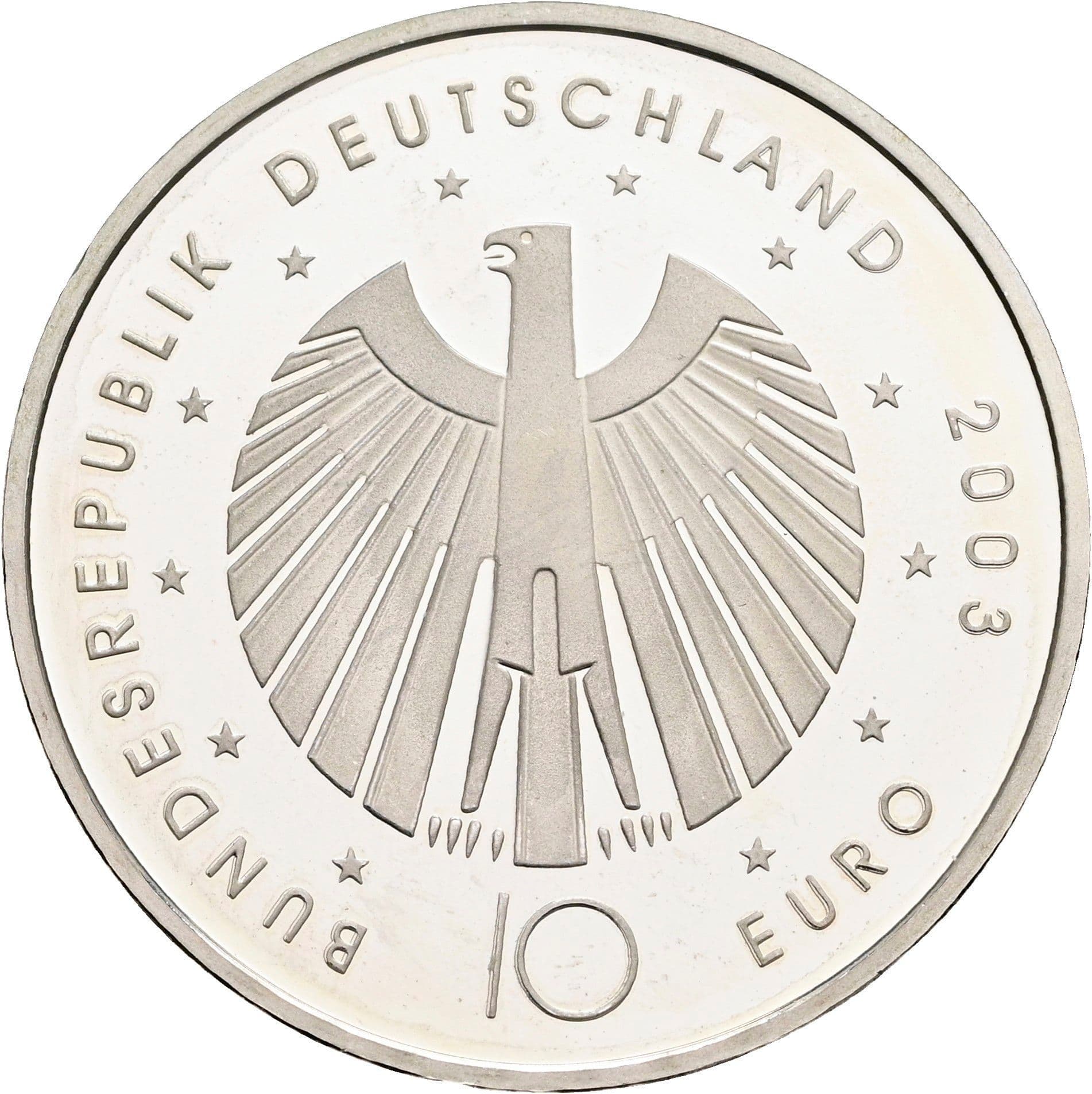 10 Euro 2003 – Rückseite