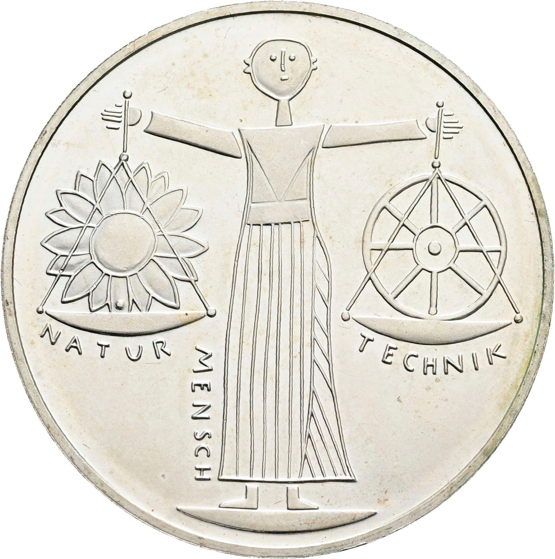 10 Deutsche Mark 2000 A – Vorderseite