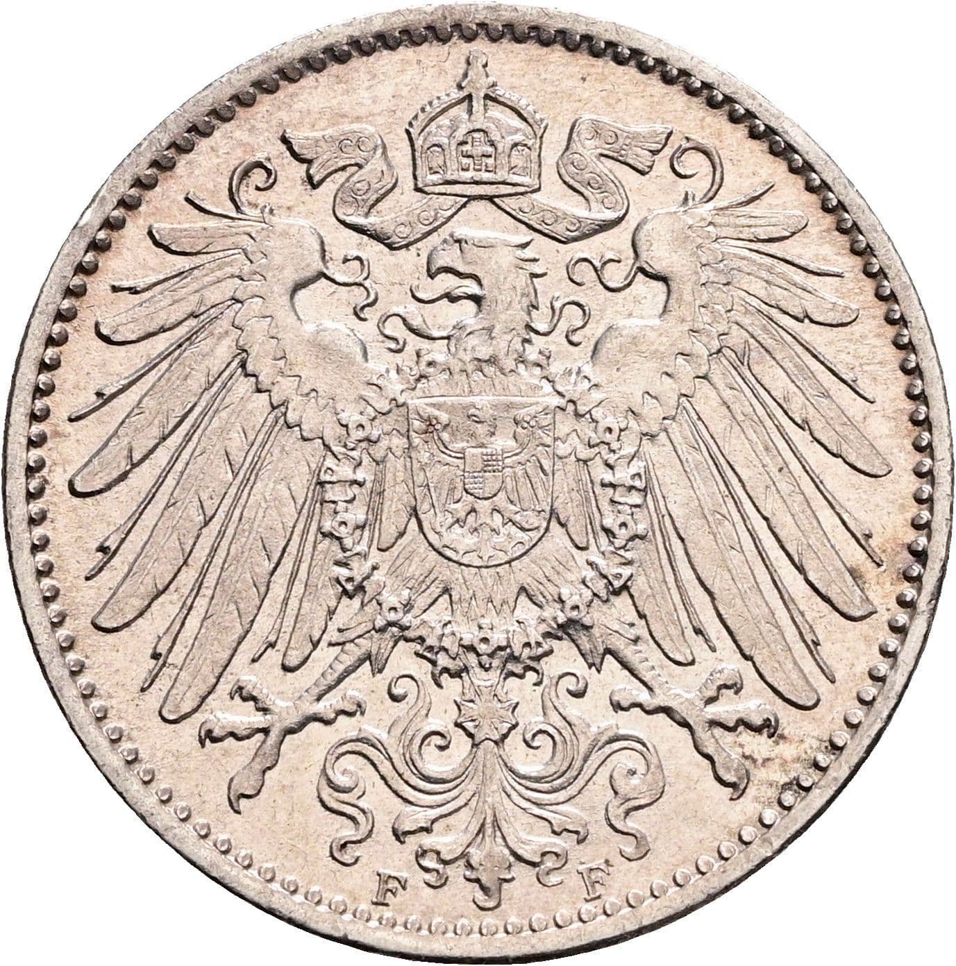 1 Mark 1915 F – Rückseite