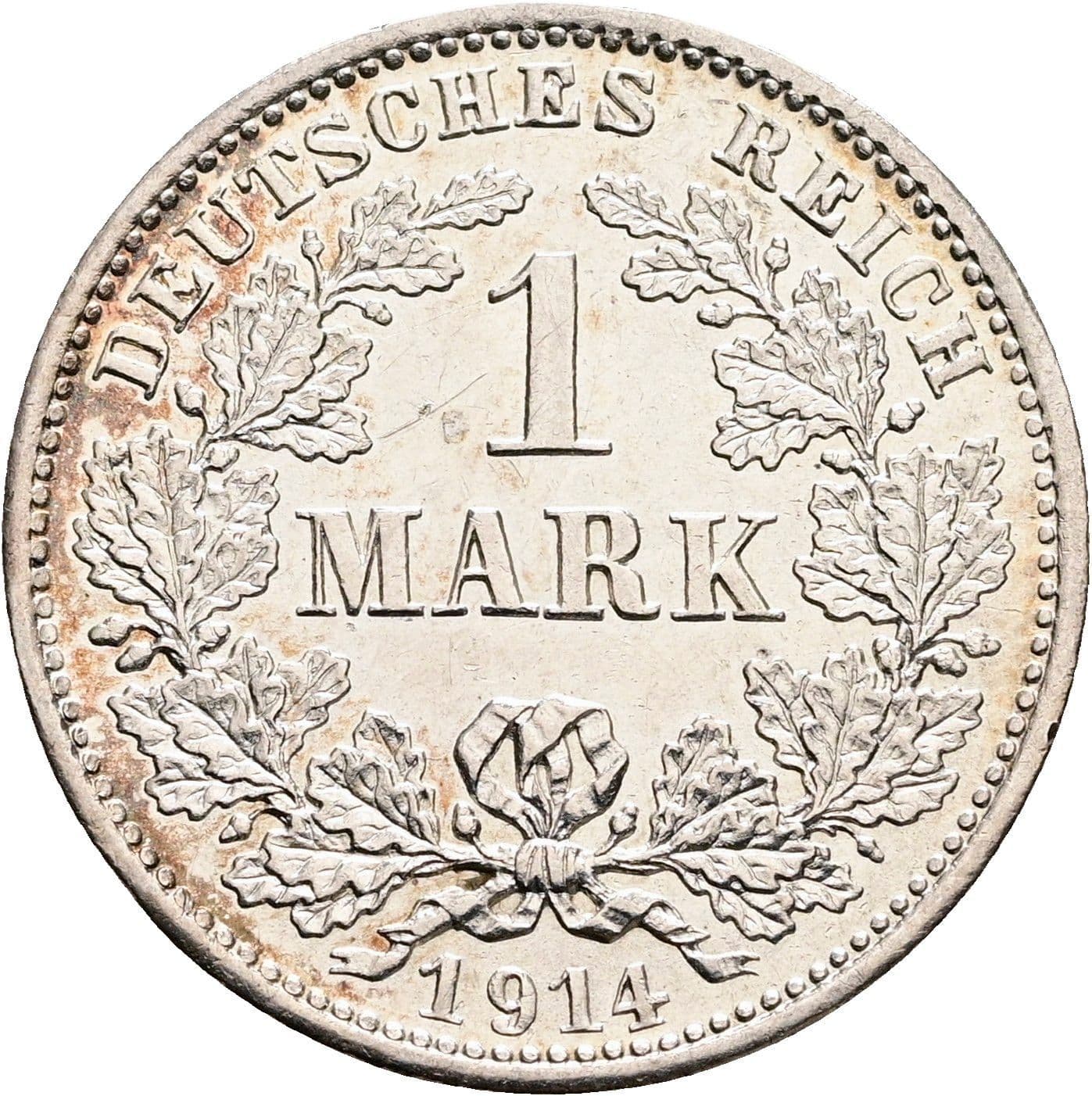 1 Mark 1914 D – Vorderseite