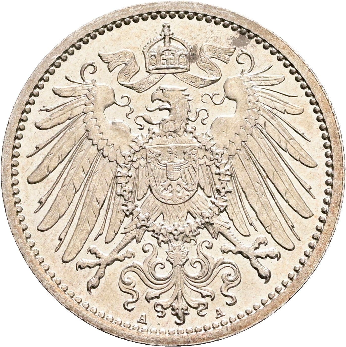 1 Mark 1914 A – Rückseite