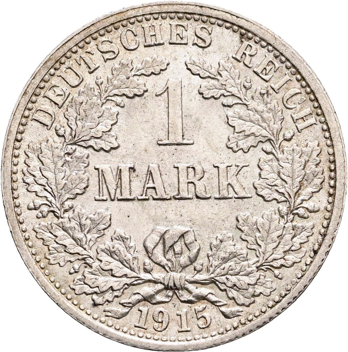 1 Mark 1915 F – Vorderseite