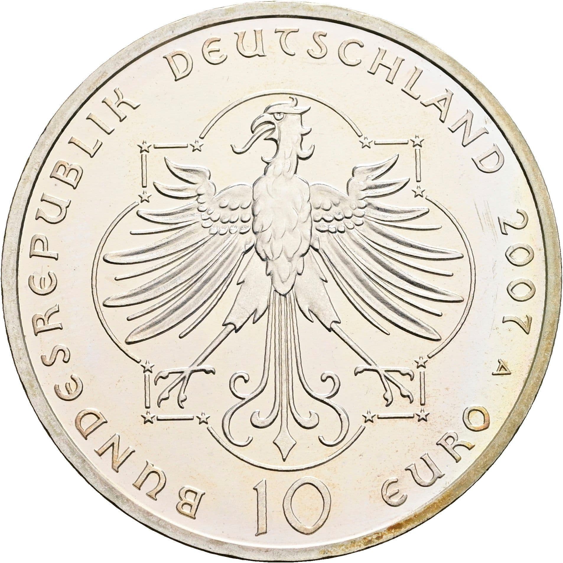 10 Euro 2007 A – Rückseite