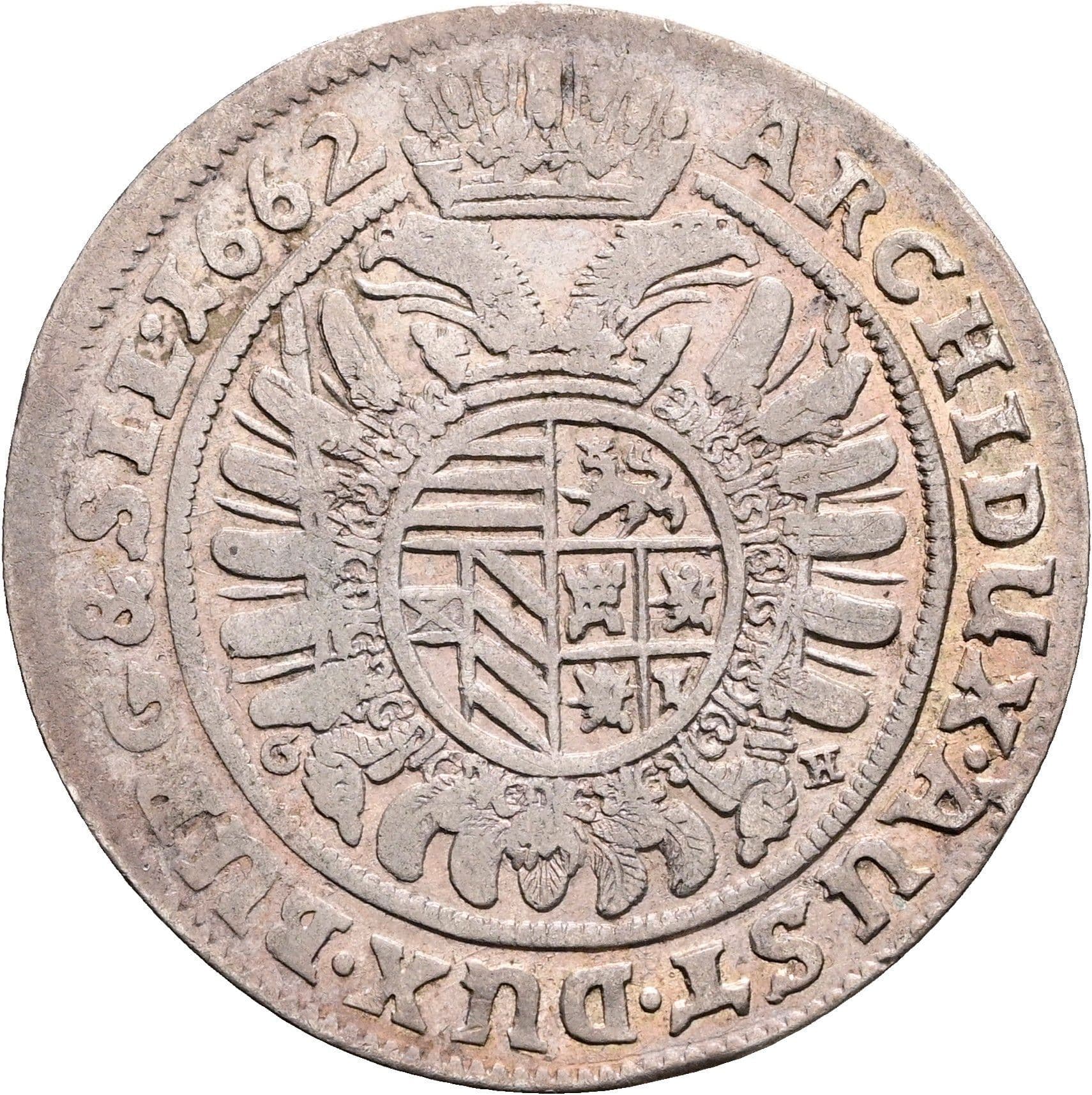 15 Kreuzer Leopold I. 1657-1705 Breslau 1662 – Rückseite