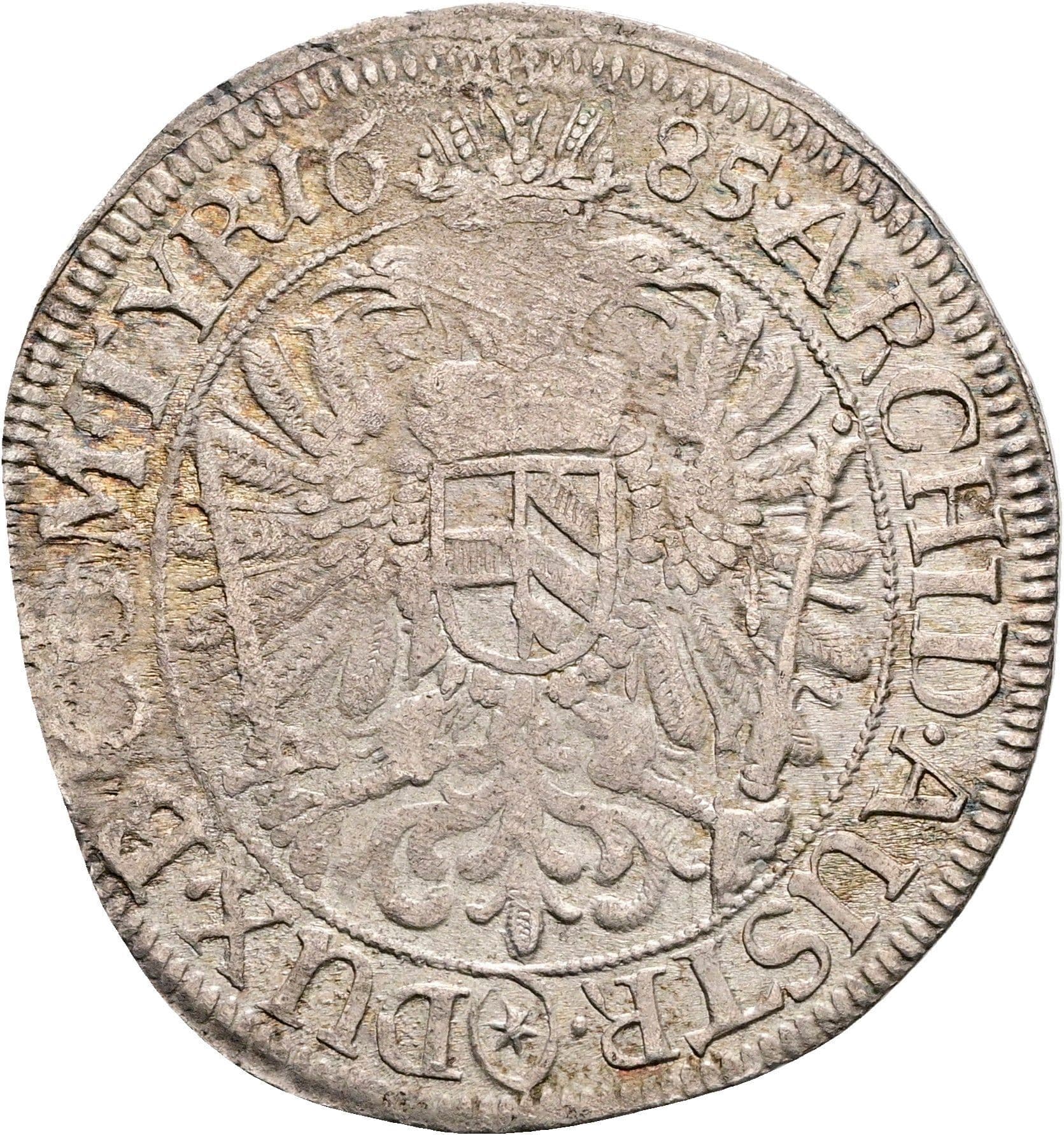 15 Kreuzer Leopold I. 1657-1705 Mainz 1685 – Rückseite