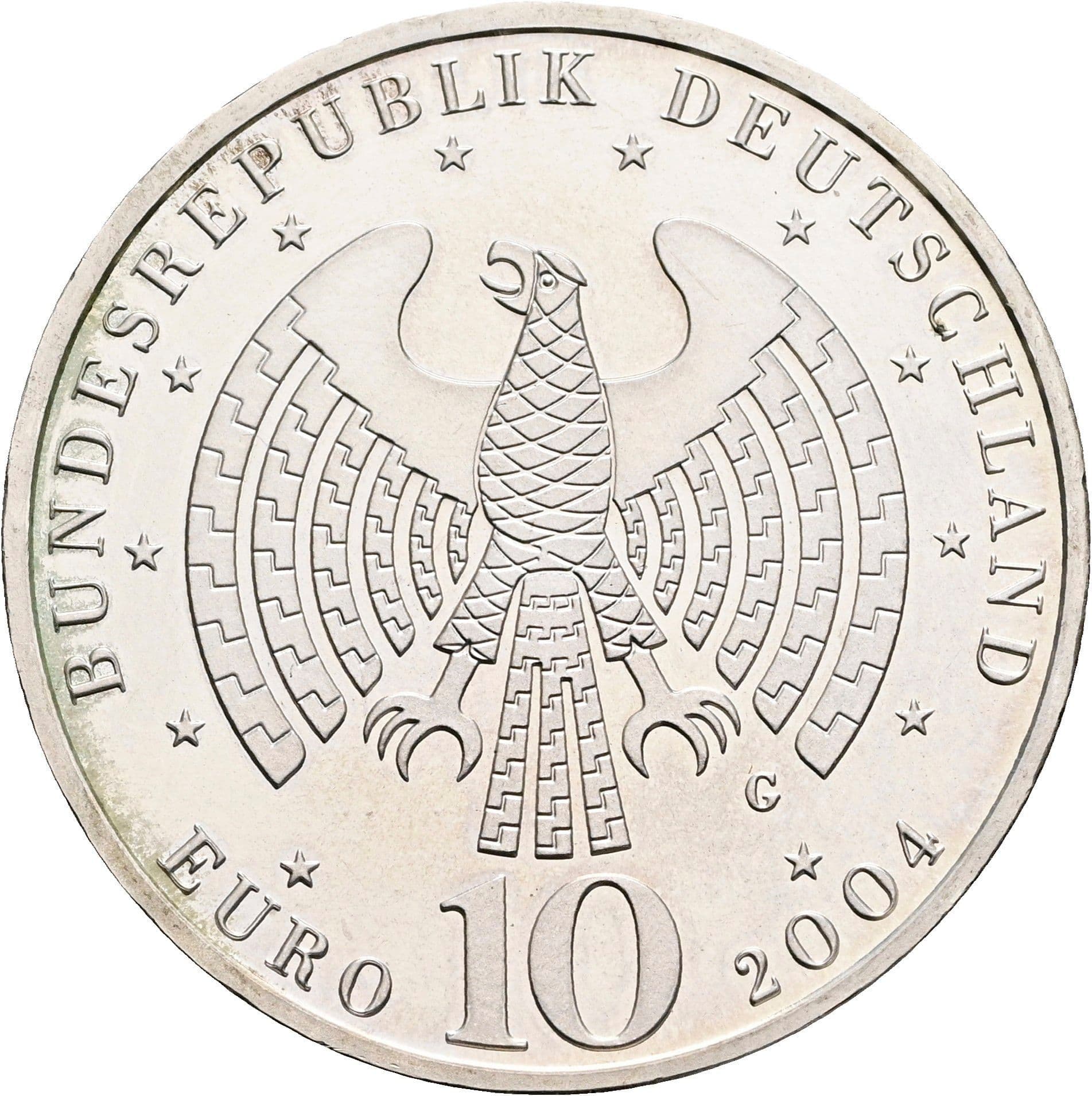 10 Euro 2004 G – Rückseite
