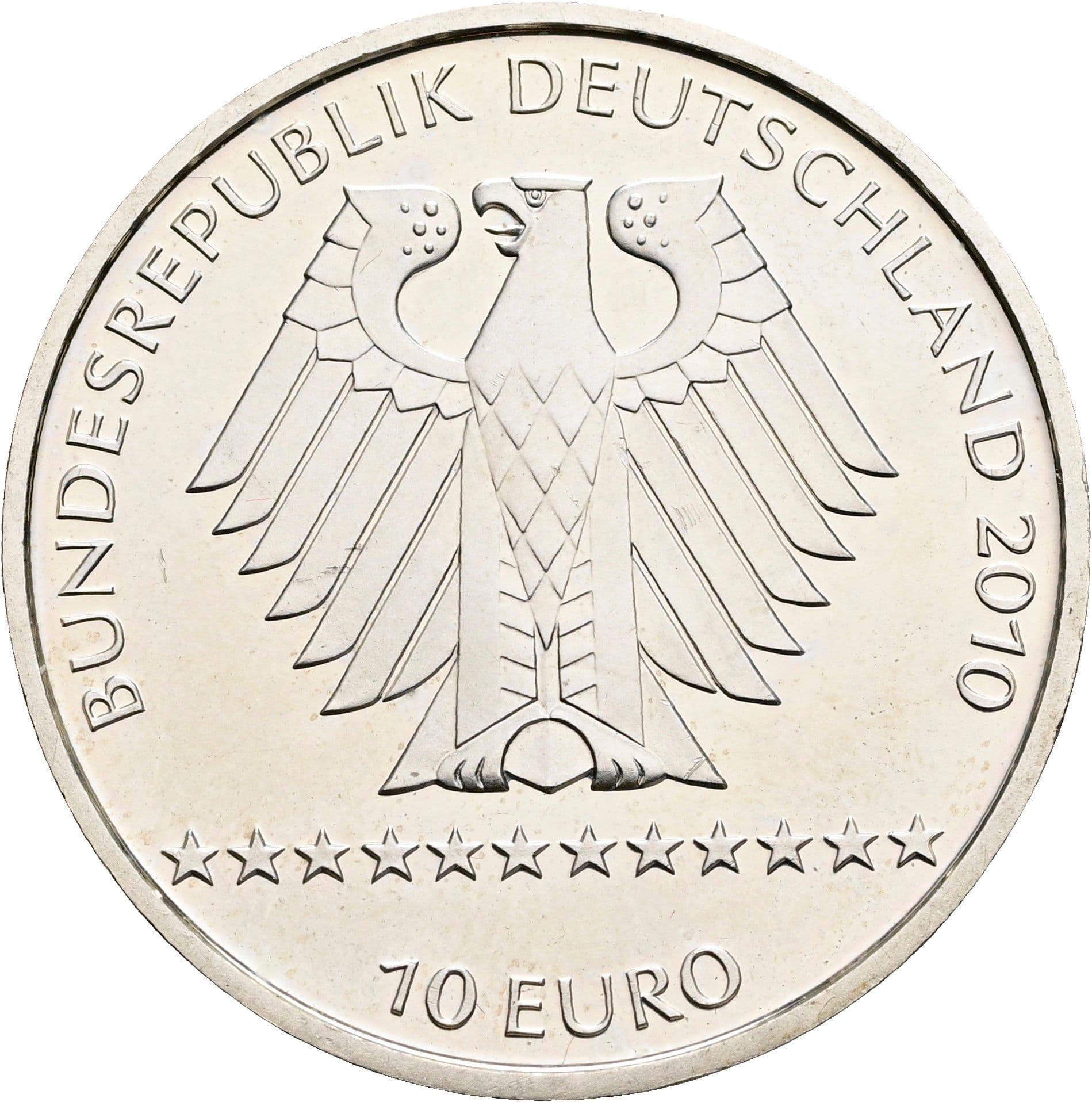 10 Euro 2010 – Rückseite