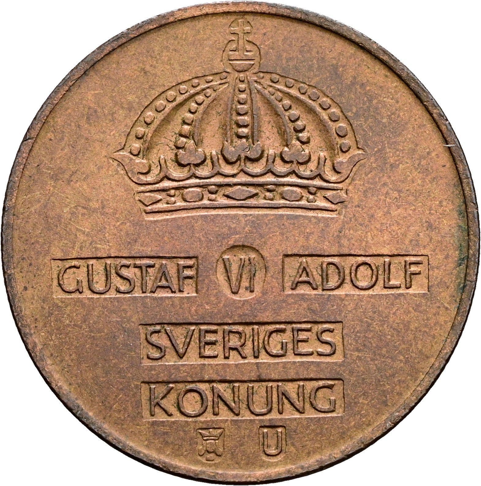 5 Öre Gustaf VI. Adolf 1950-1973 1967 – Rückseite