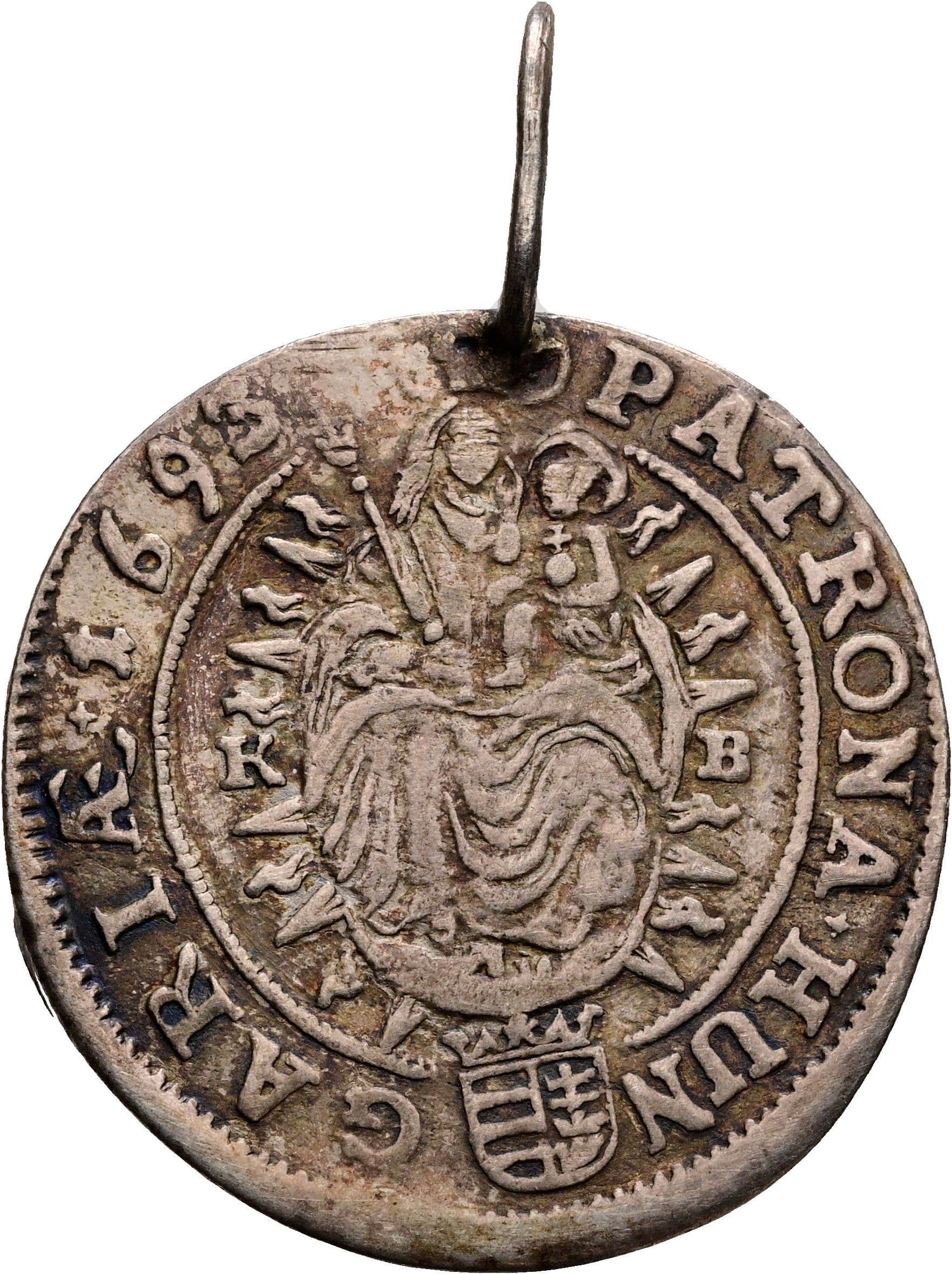 15 Kreuzer Leopold I. 1657-1705 Kremnitz 1693 KB – Rückseite