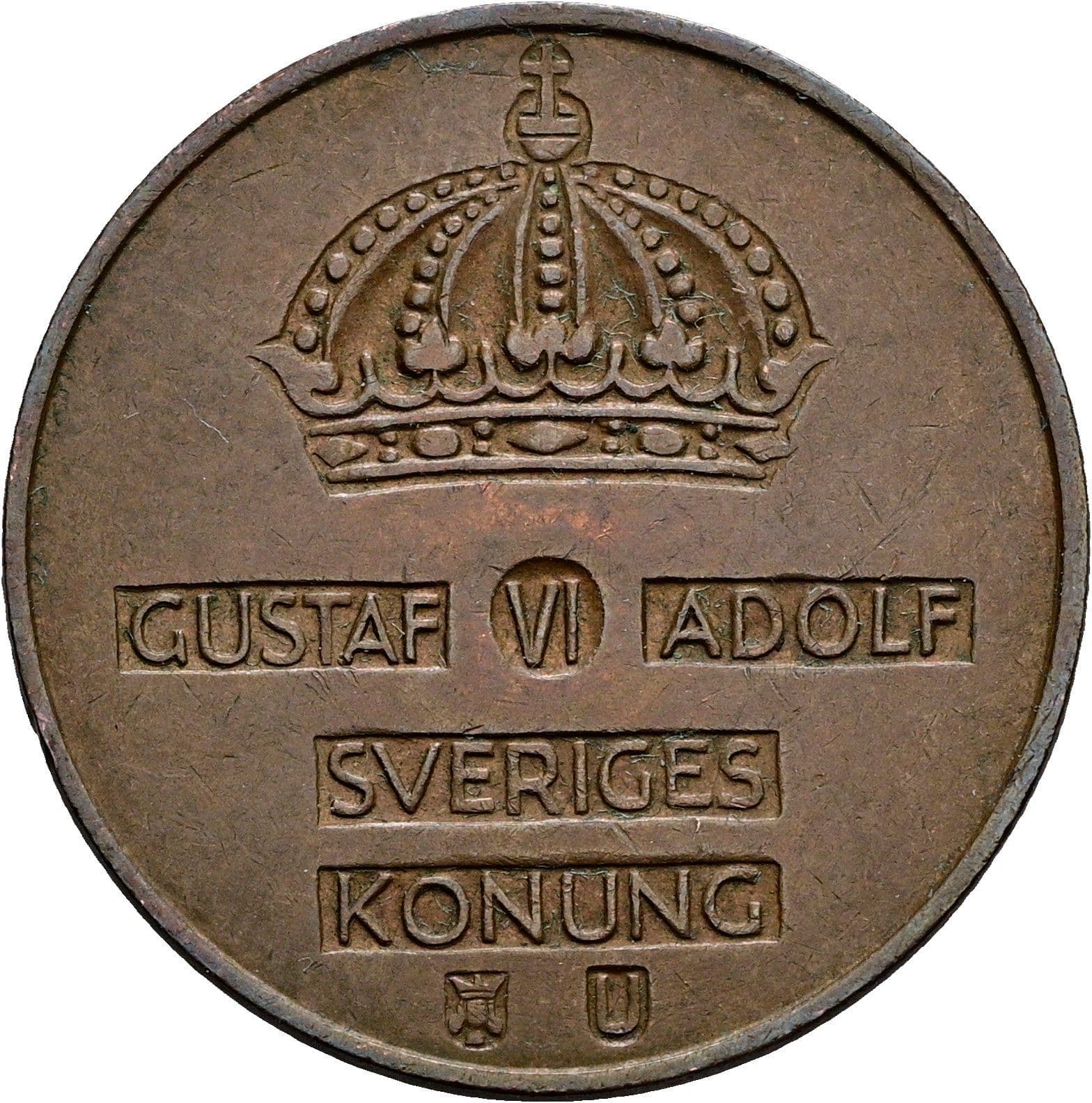 5 Öre Gustaf VI. Adolf 1950-1973 1963 – Rückseite