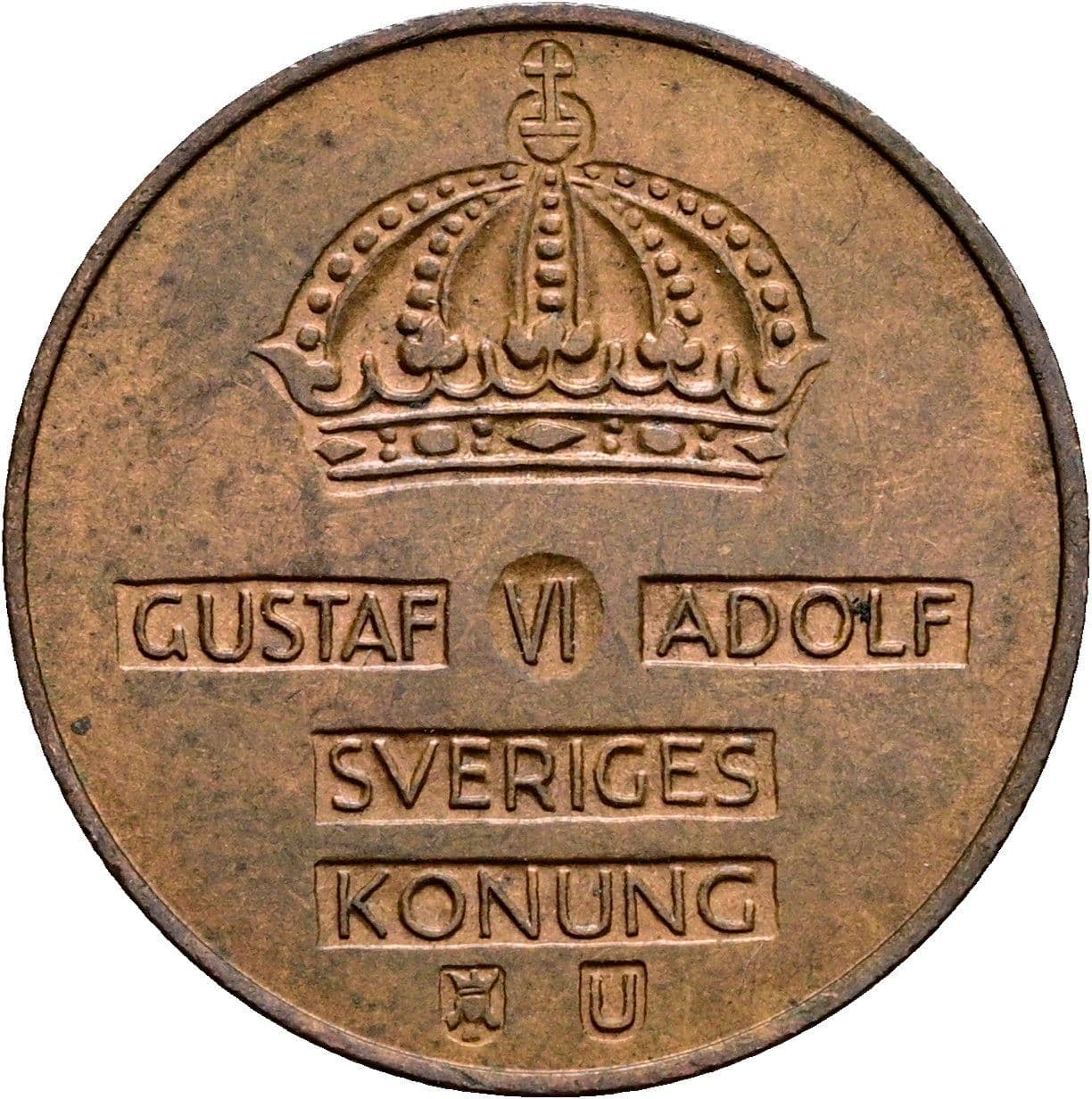 2 Öre Gustaf VI. Adolf 1950-1973 1967 – Rückseite