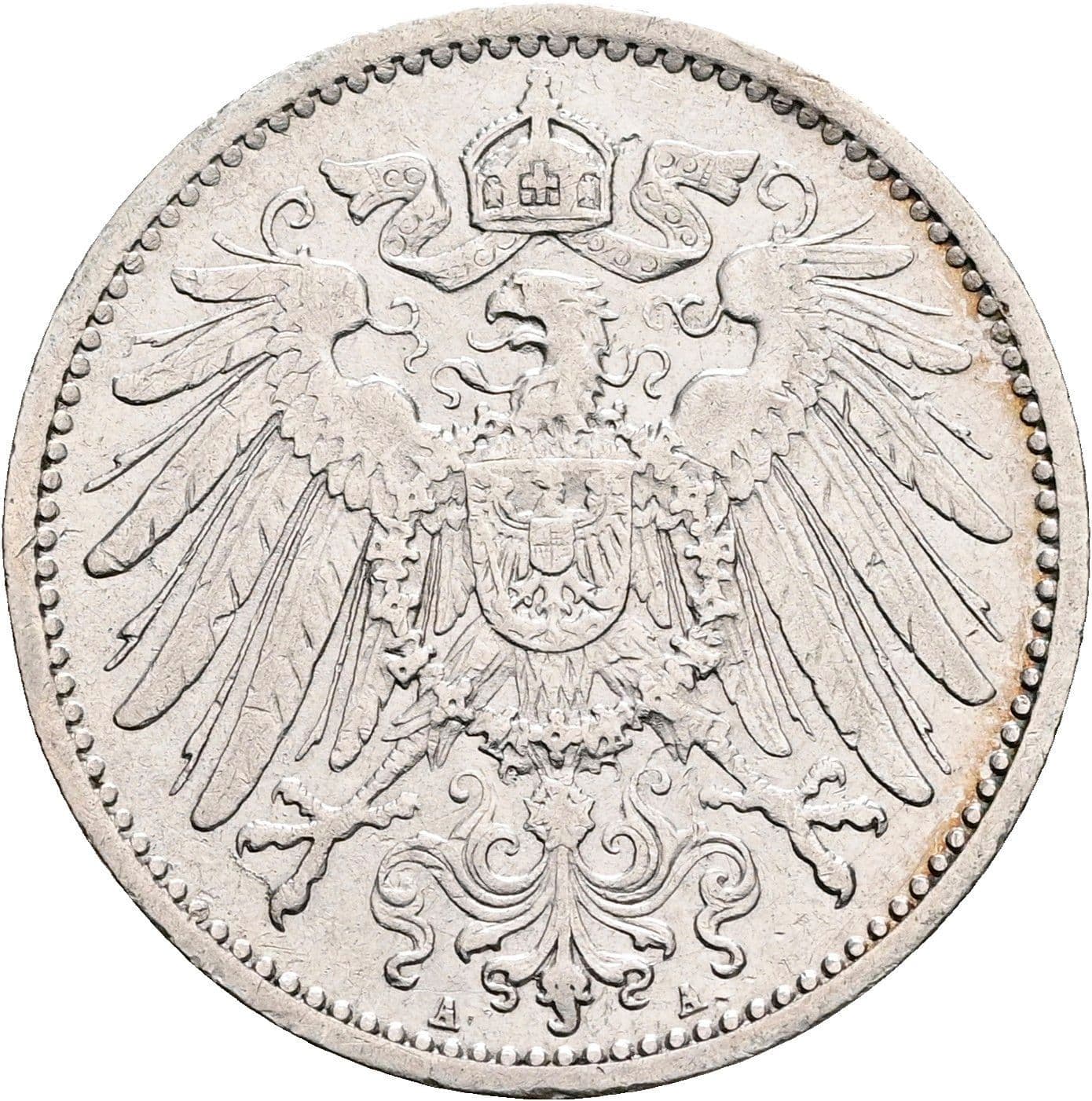1 Mark 1899 A – Rückseite