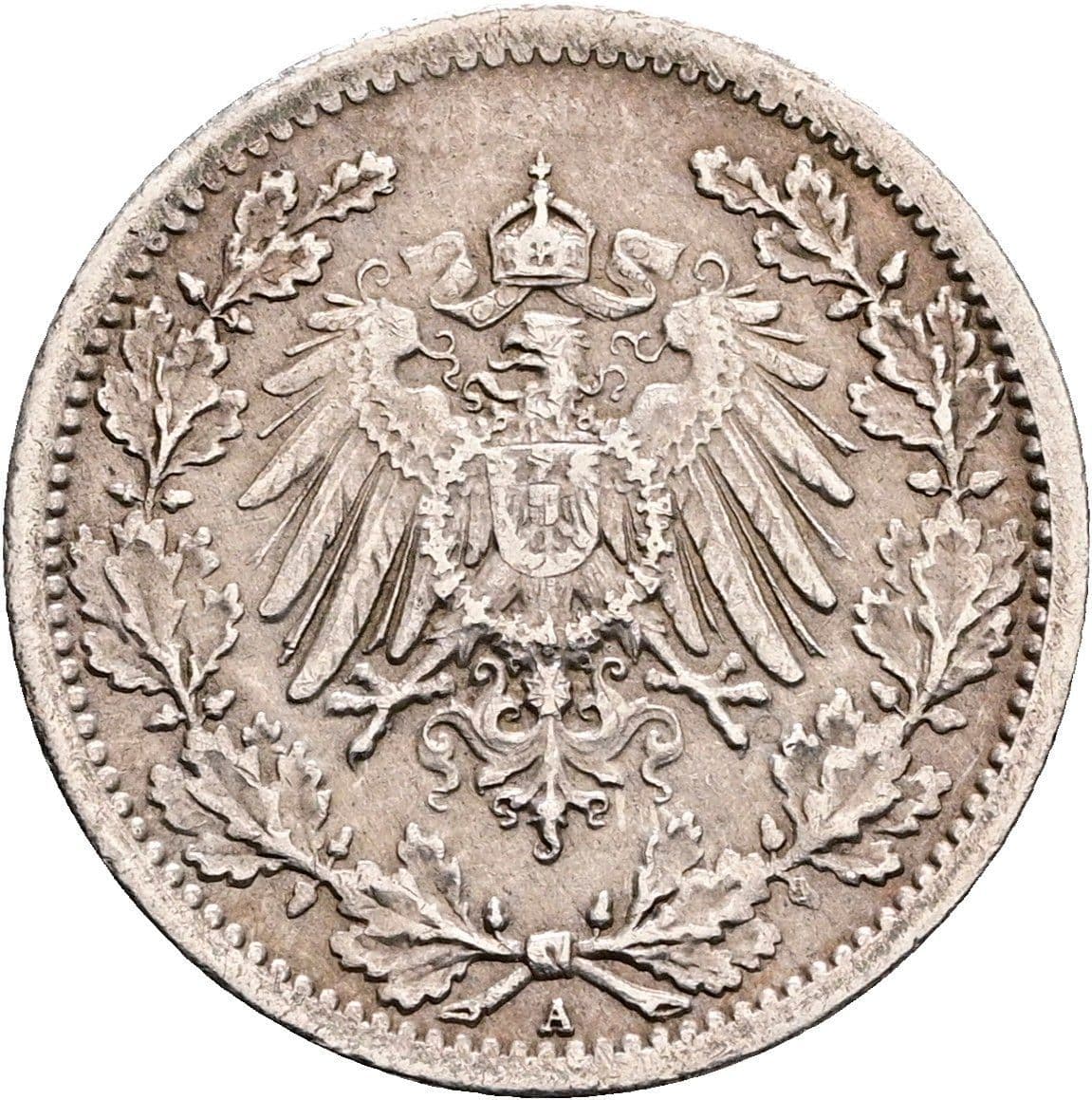 1/2 Mark 1917 A – Rückseite