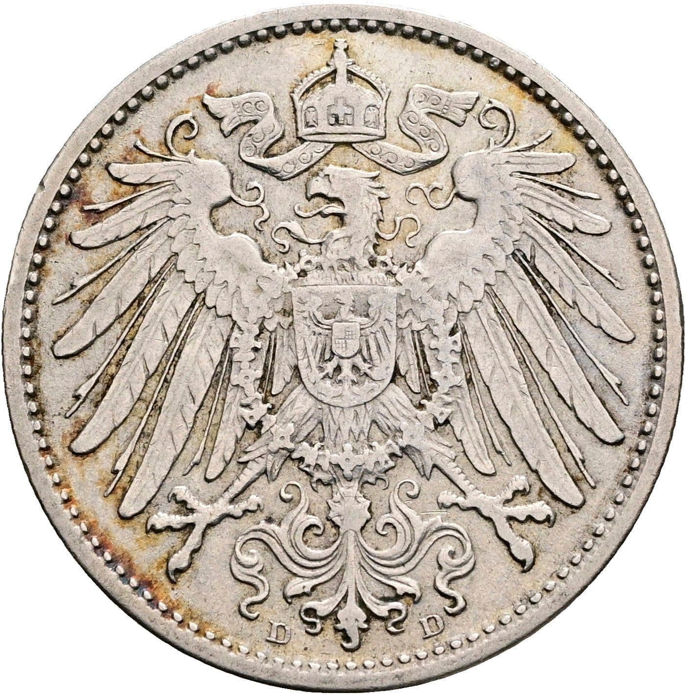 1 Mark 1899 D – Rückseite
