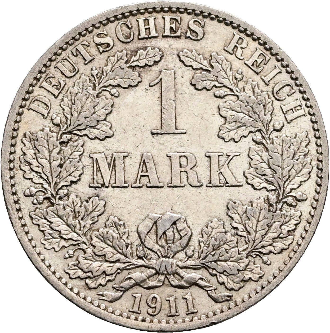 1 Mark 1911 A – Vorderseite
