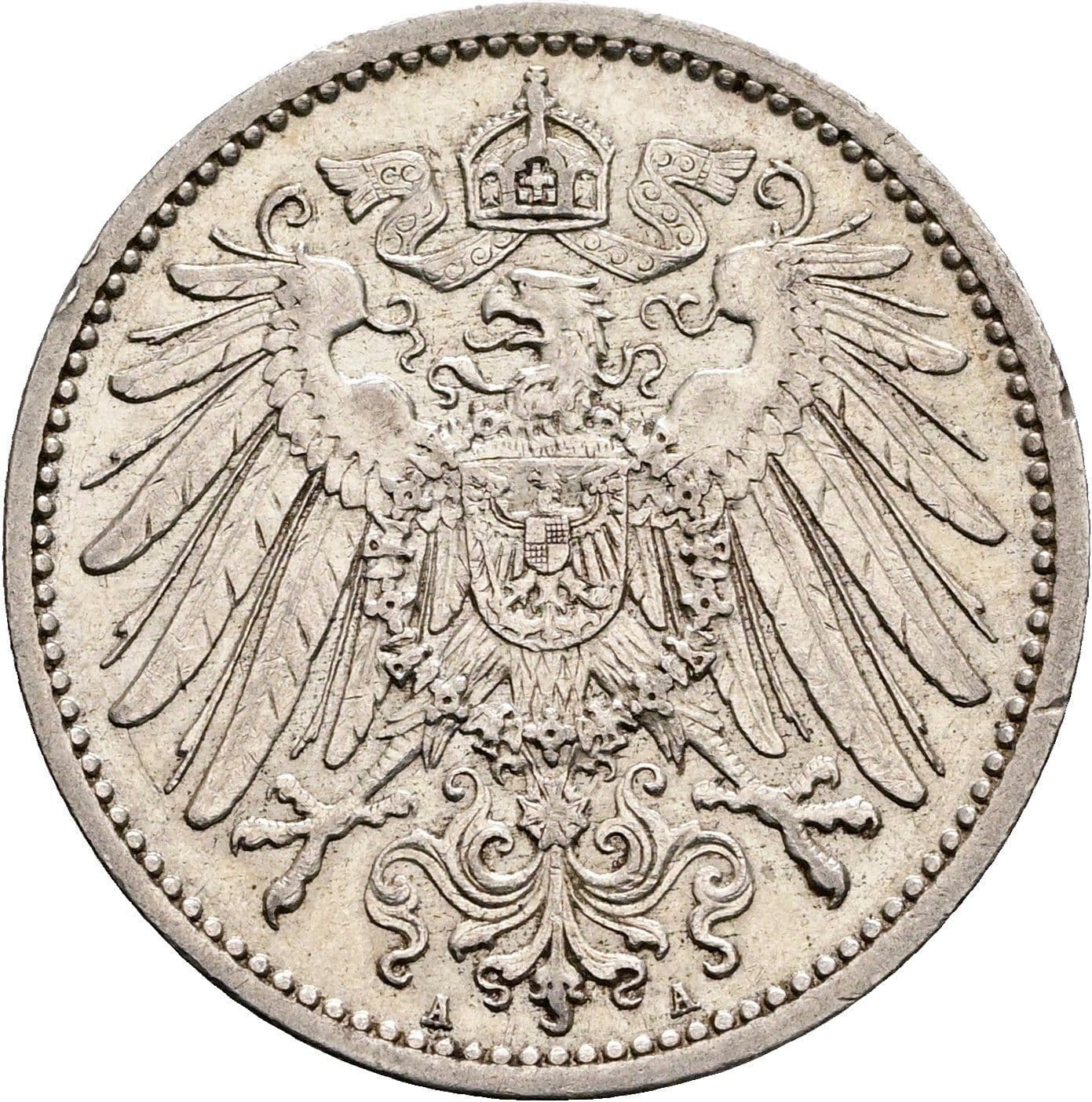 1 Mark 1911 A – Rückseite
