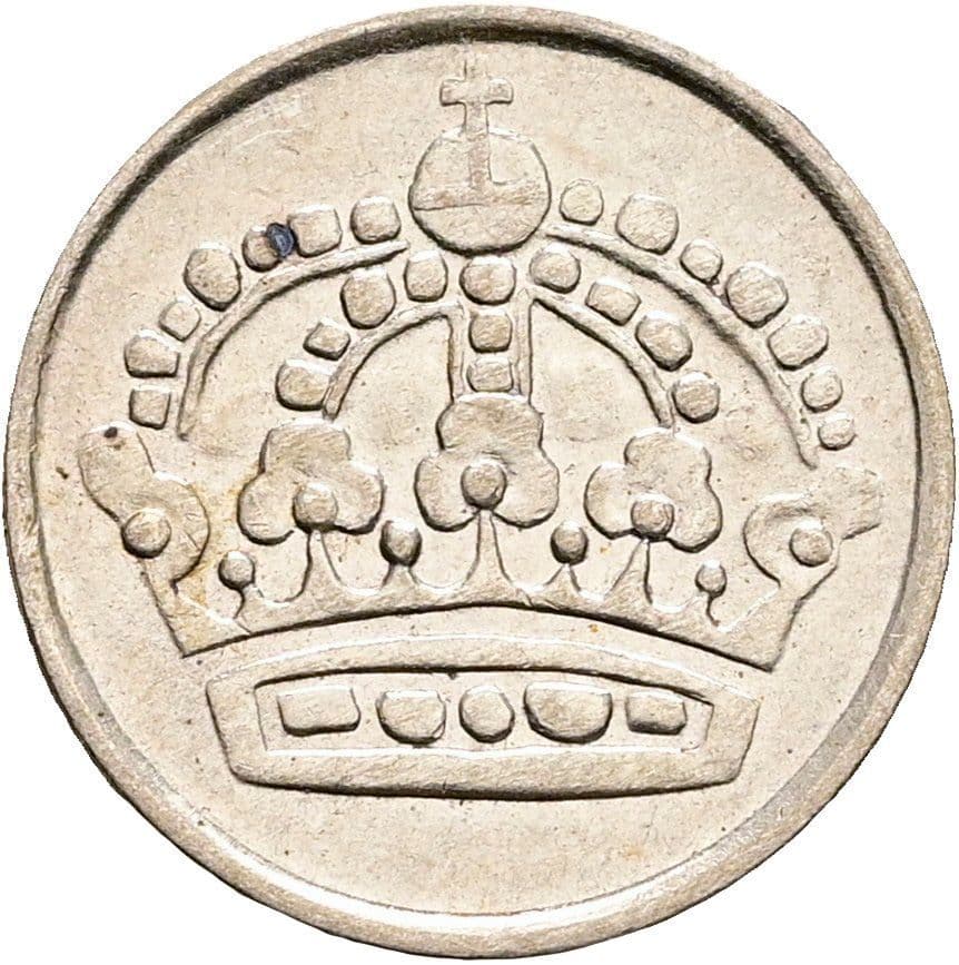 10 Öre Gustaf VI. Adolf 1950-1973 1953 – Rückseite