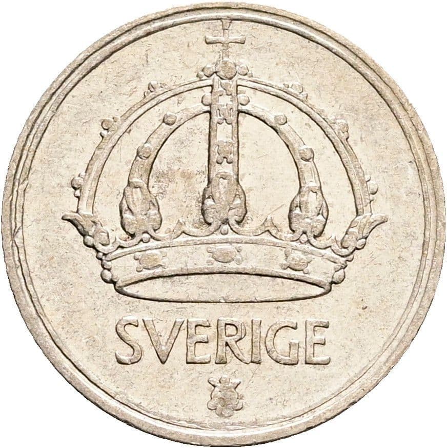 10 Öre Gustaf V. 1907-1950 1948 – Rückseite