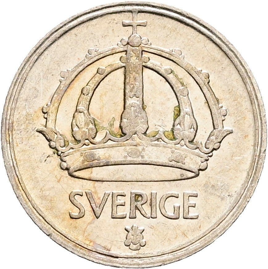10 Öre Gustaf V. 1907-1950 1946 – Rückseite