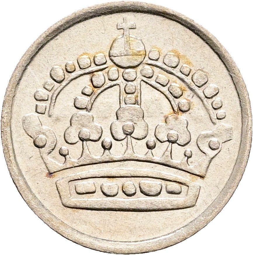 10 Öre Gustaf VI. Adolf 1950-1973 1952 – Rückseite