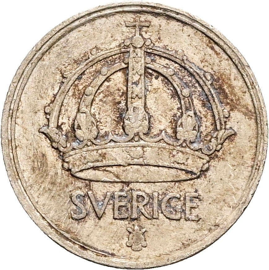 10 Öre Gustaf V. 1907-1950 1944 – Rückseite