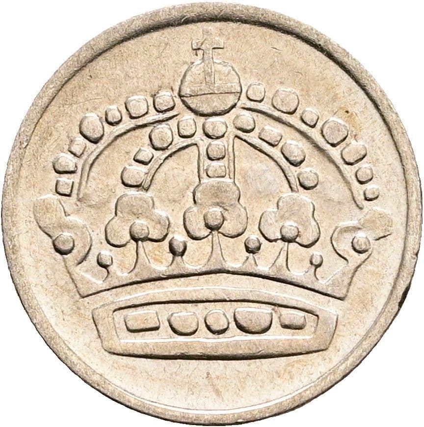 10 Öre Gustaf VI. Adolf 1950-1973 1962 – Rückseite