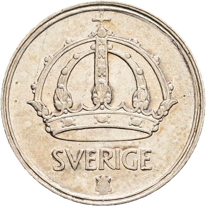 10 Öre Gustaf V. 1907-1950 1943 – Rückseite