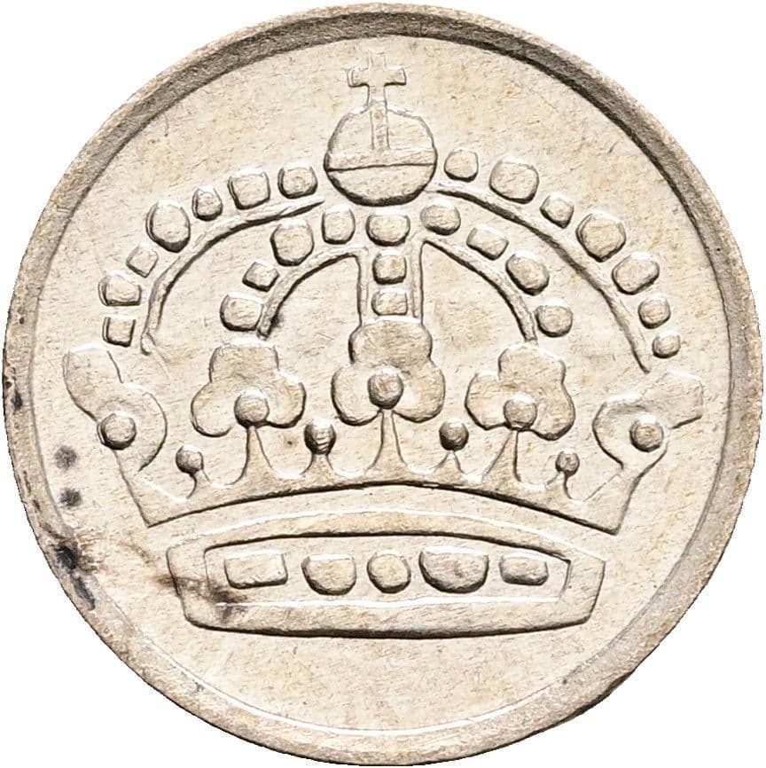10 Öre Gustaf VI. Adolf 1950-1973 1955 – Rückseite