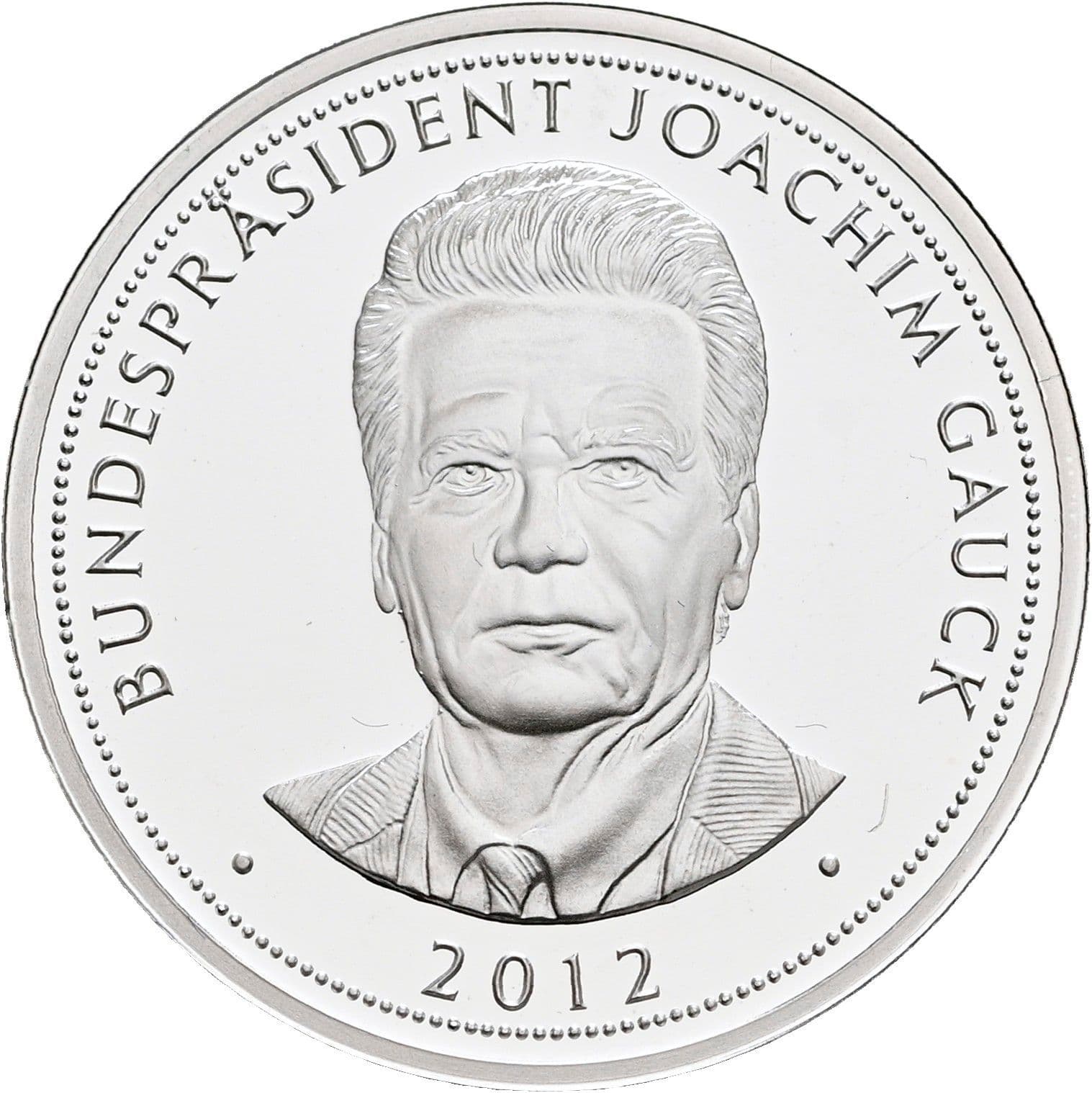 Silbermedaille "Bundespräsident Joachim Gauck"