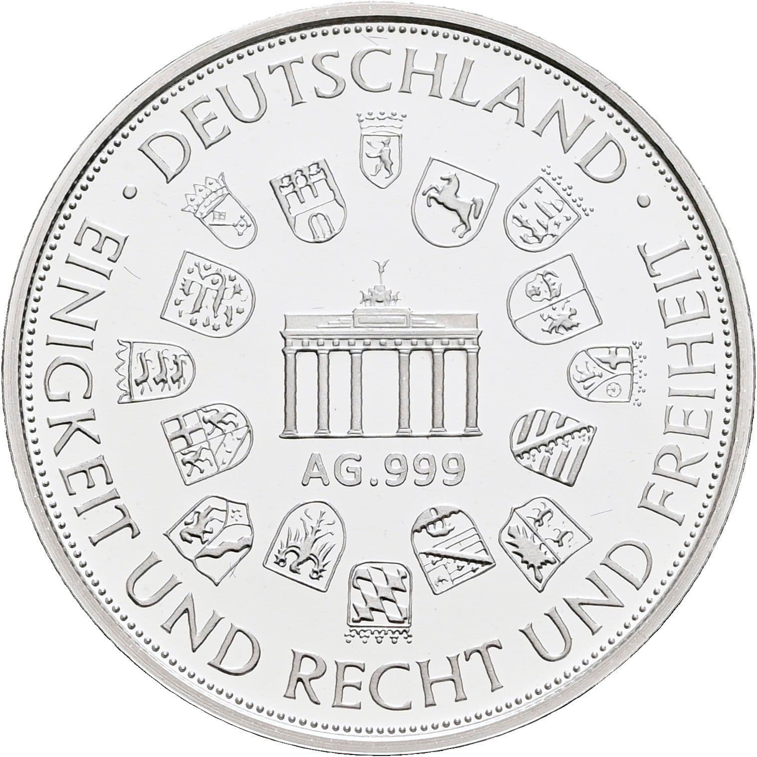 Silbermedaille "Bundespräsident Joachim Gauck"