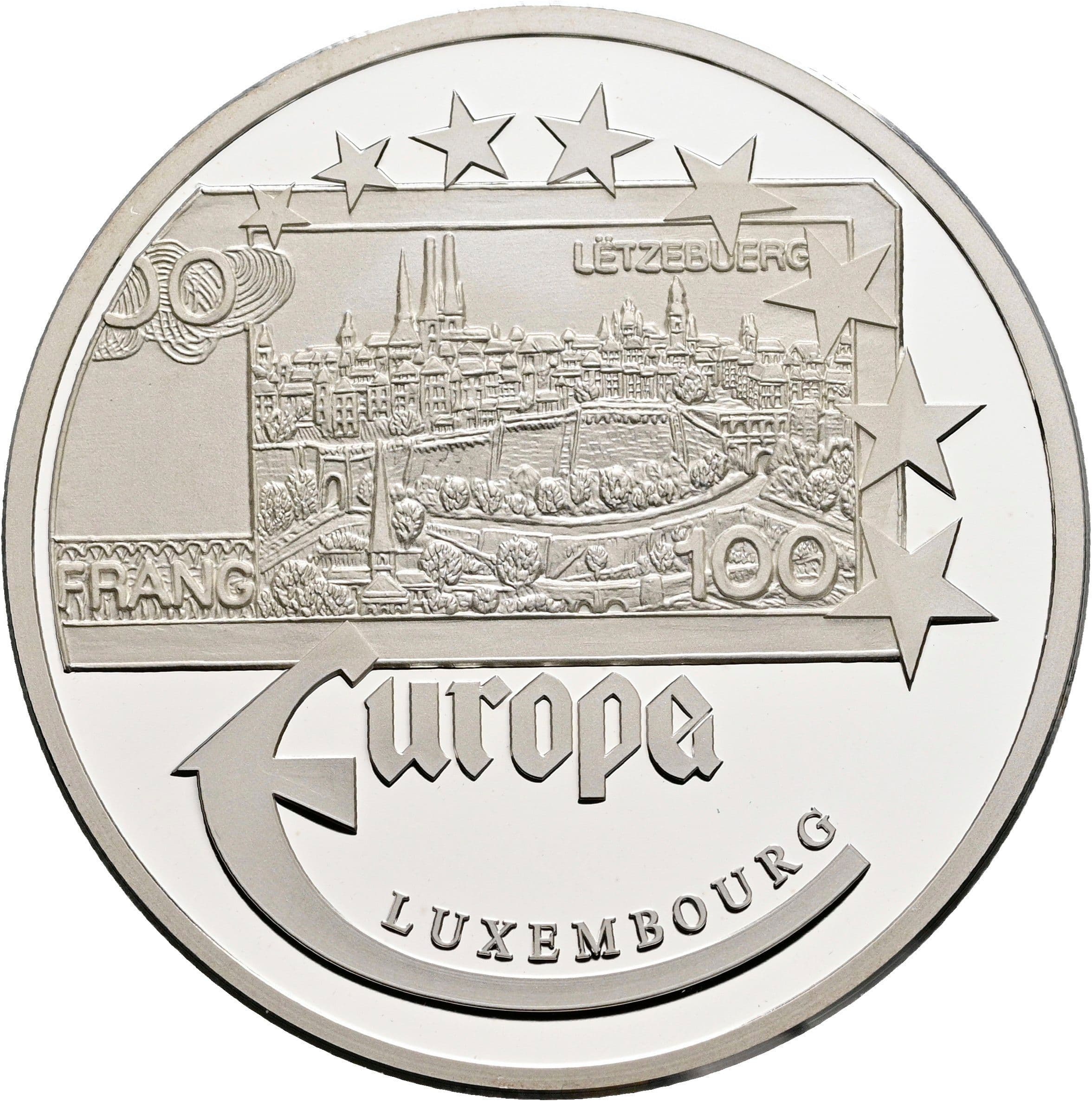 Silbermedaille "Luxembourg"