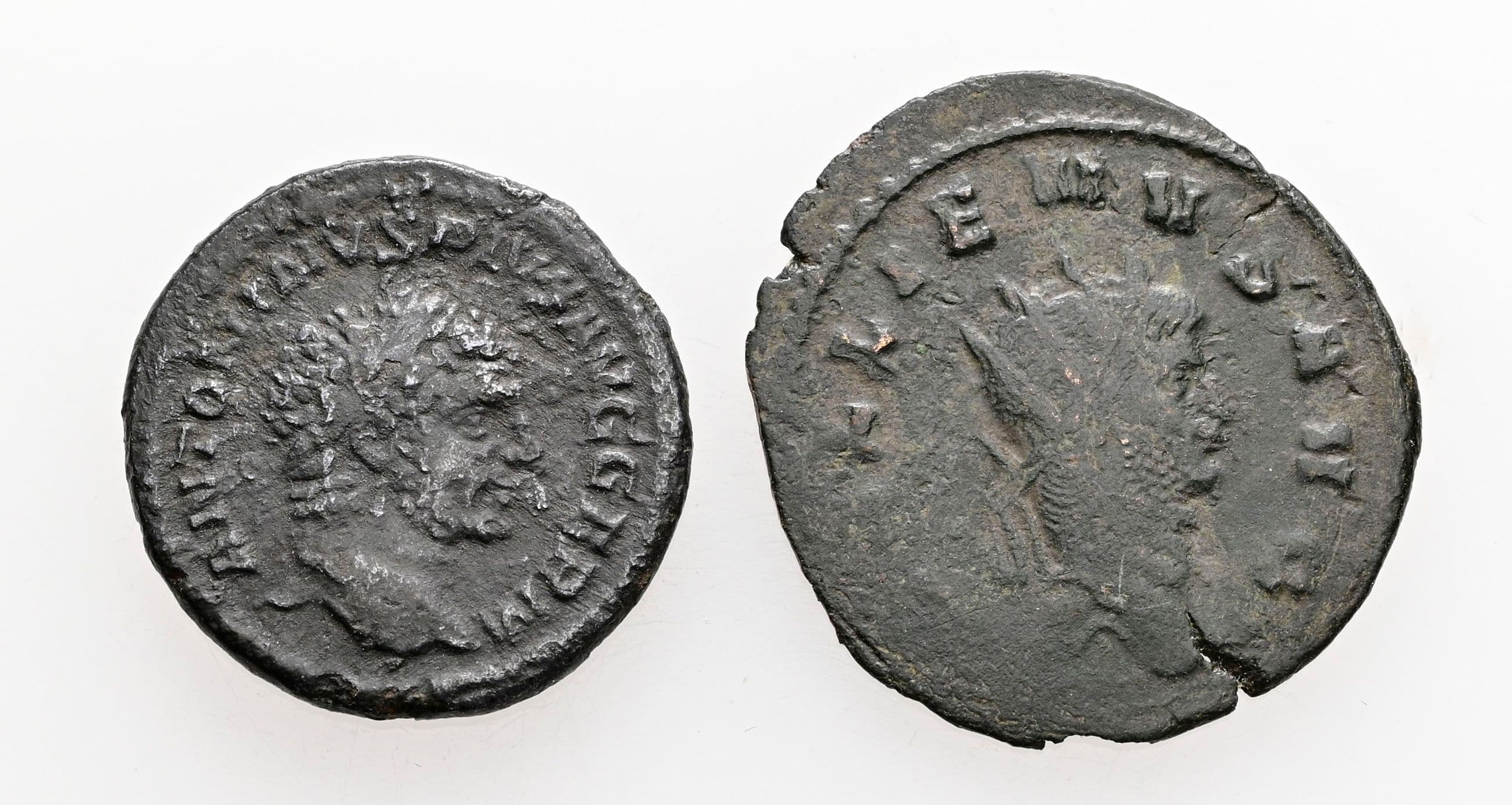 Lot mit 1x Denar, 1x Antoninian Caracalla, Gallienus Rom – Vorderseite