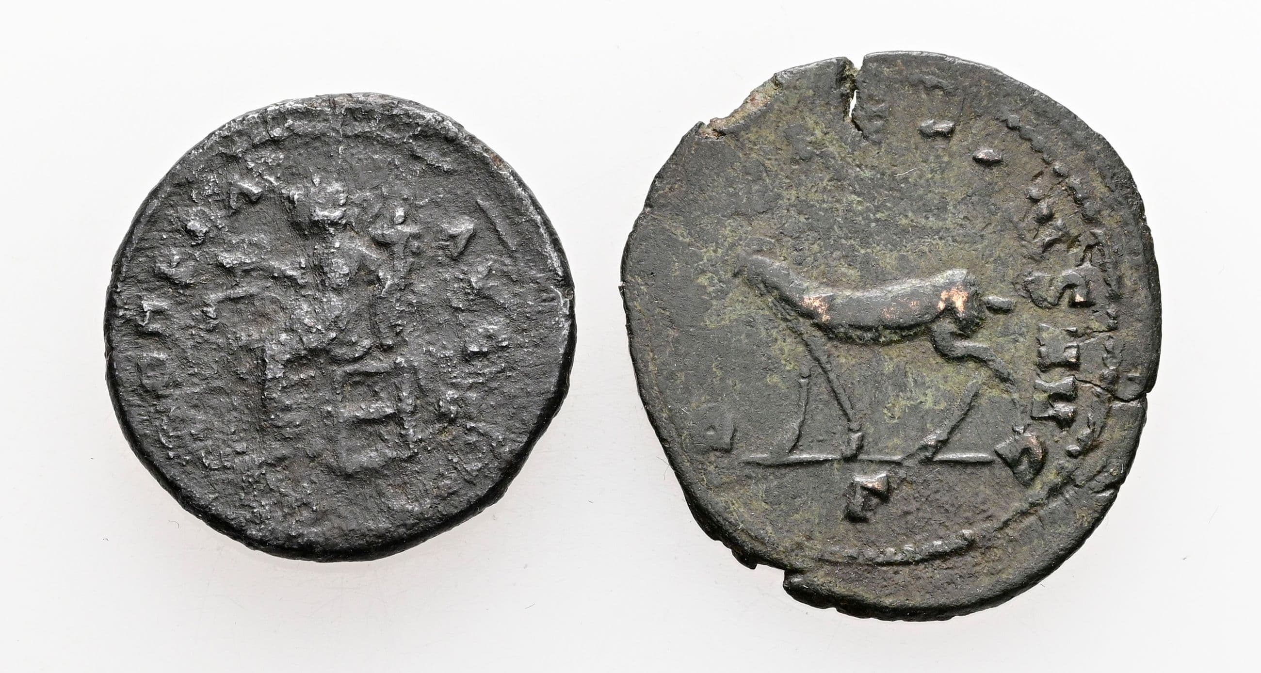 Lot mit 1x Denar, 1x Antoninian Caracalla, Gallienus Rom – Rückseite