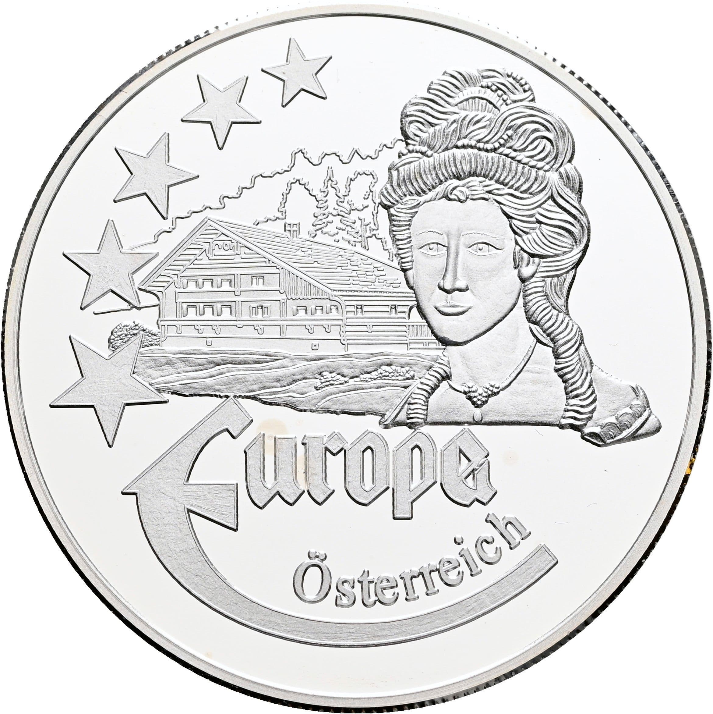 Silbermedaille "Österreich"
