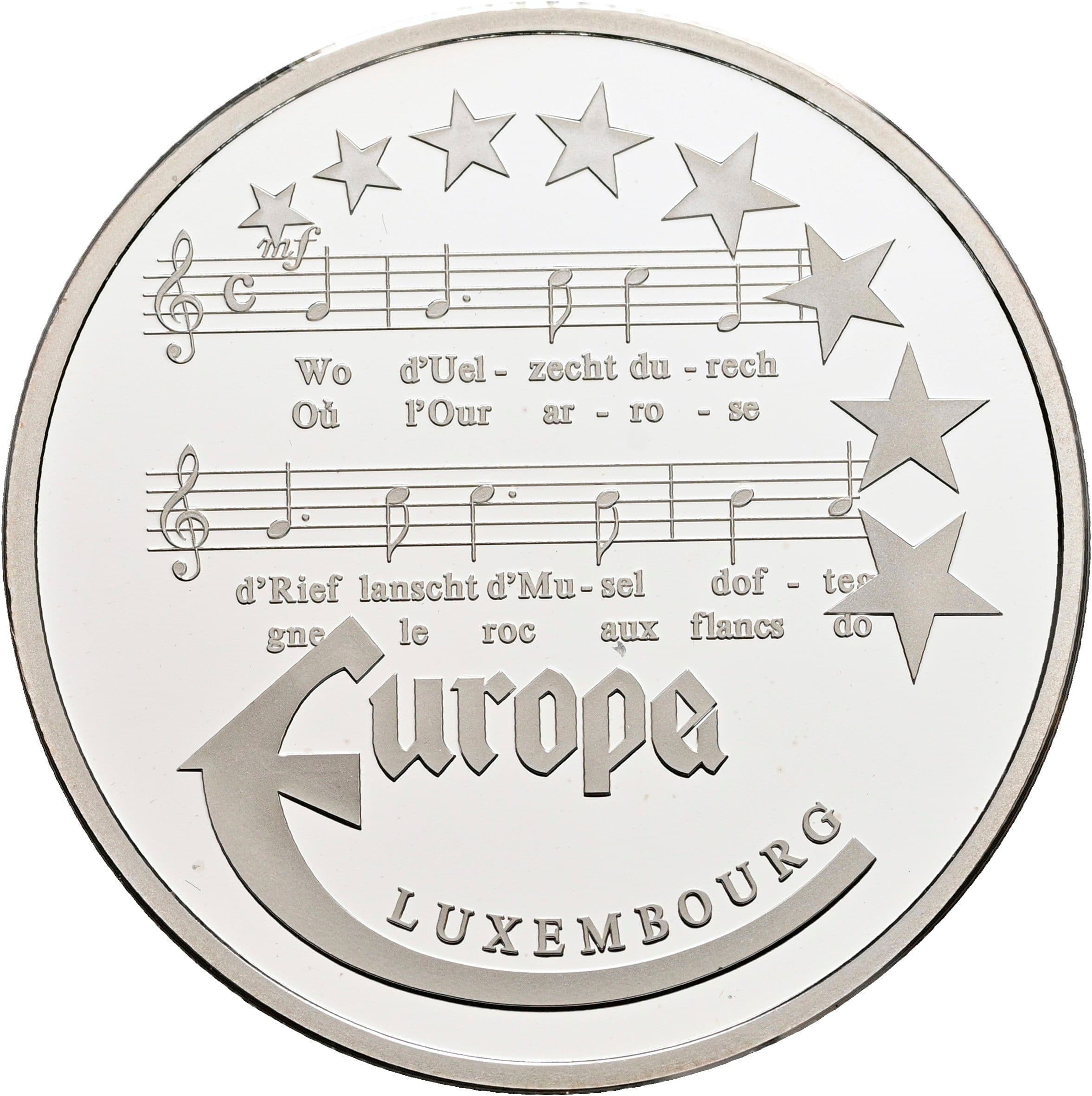 Silbermedaille "Luxembourg"