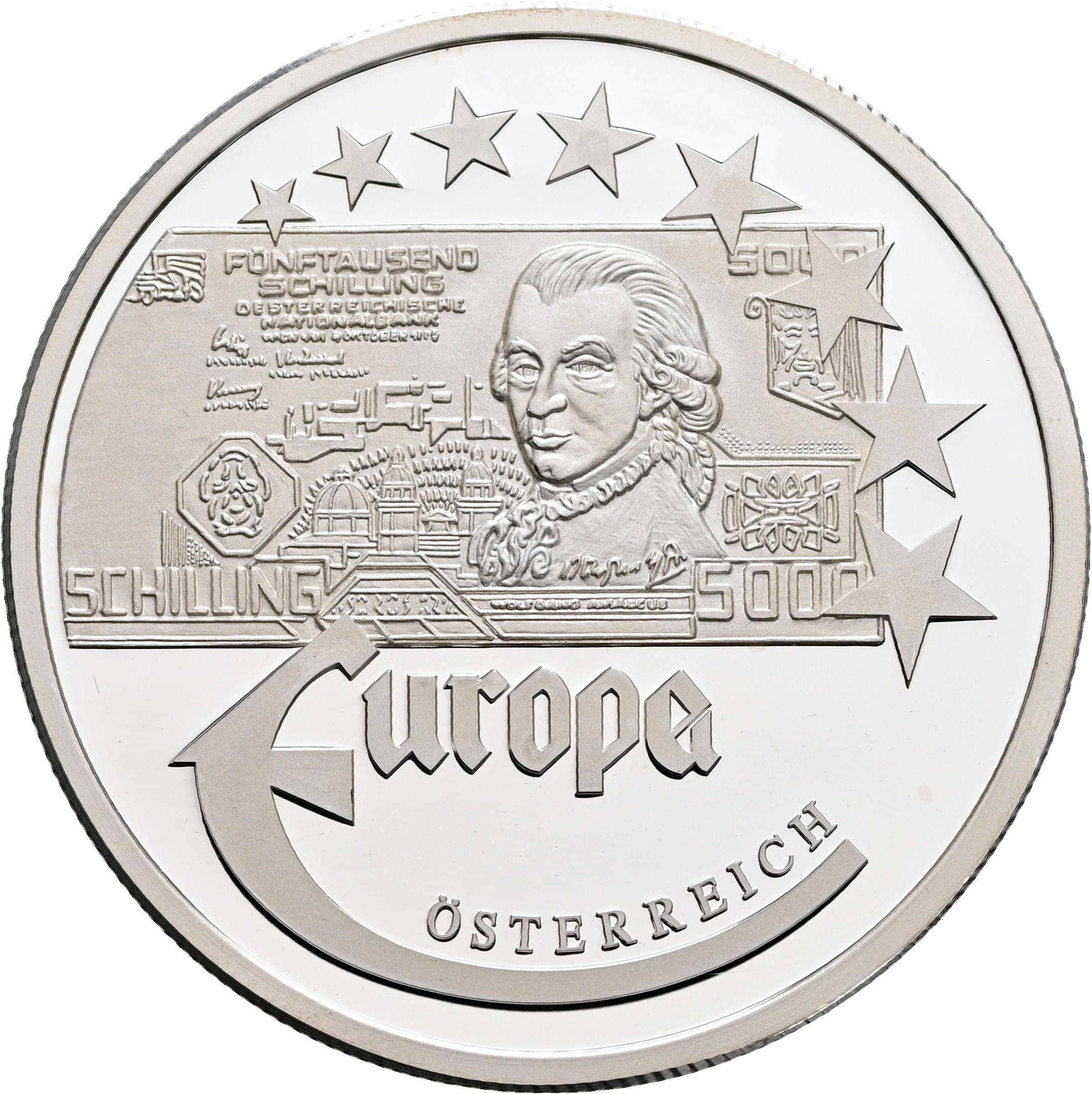Silbermedaille "Österreich"