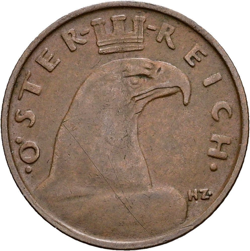 1 Groschen 1929 – Rückseite
