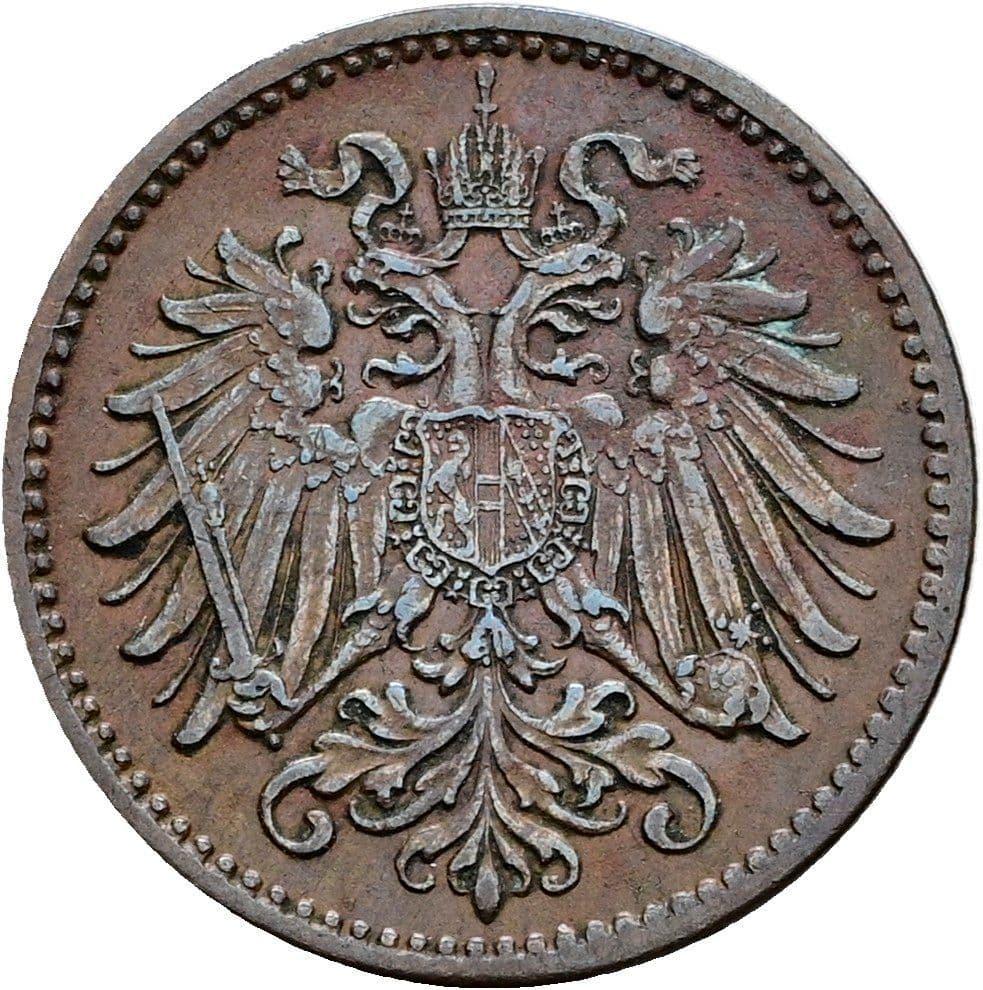 1 Heller Franz Joseph I. 1848-1916 1900 – Rückseite