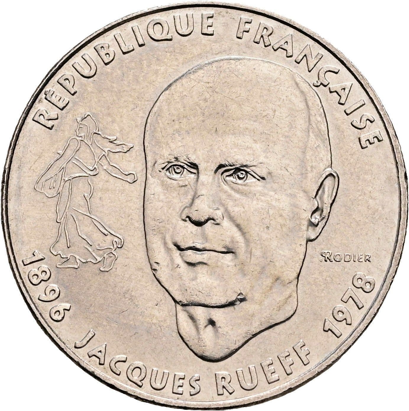 1 Franc 1996 – Vorderseite