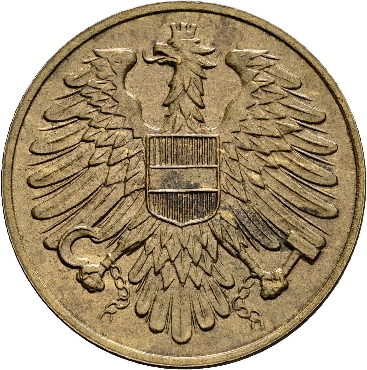 20 Groschen 1954 – Rückseite