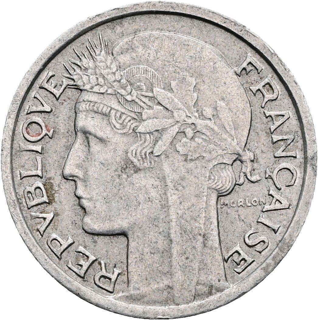 50 Centimes 1947 B – Vorderseite