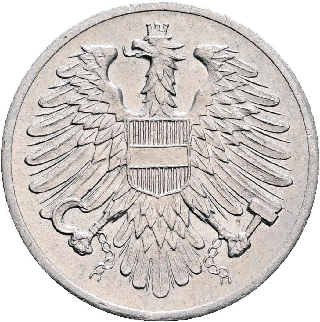 2 Groschen 1965 – Rückseite