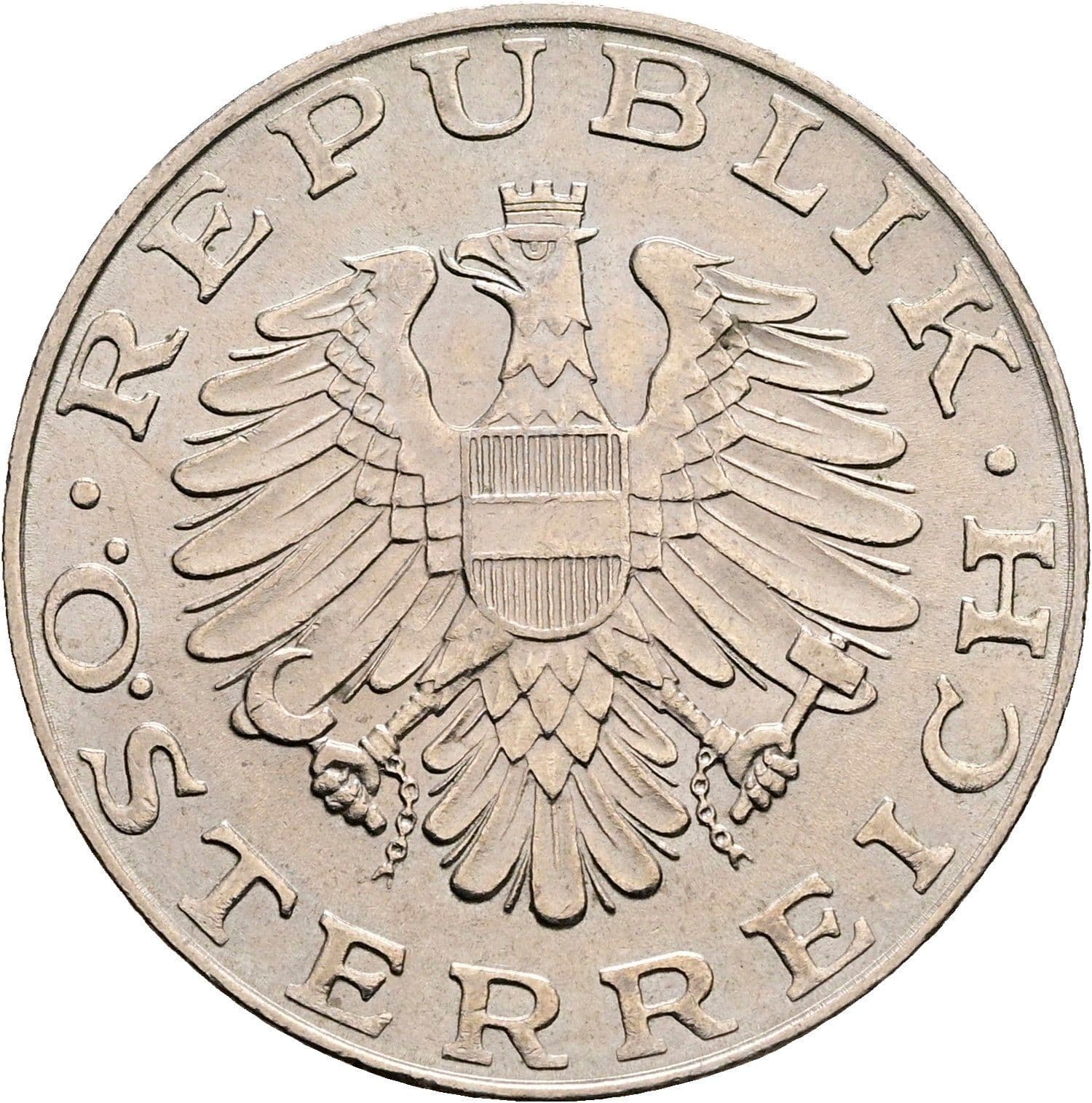 10 Schilling 1975 – Rückseite